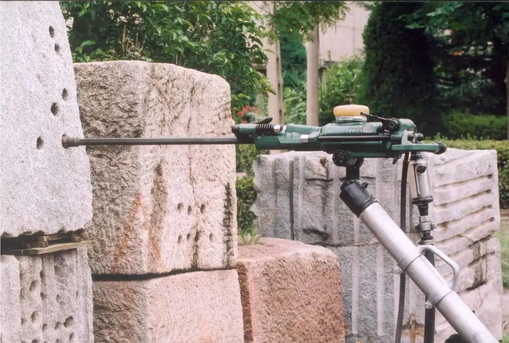 Hand Held Pneumatic Jack Hammer YT28 portable drilling machine with air leg