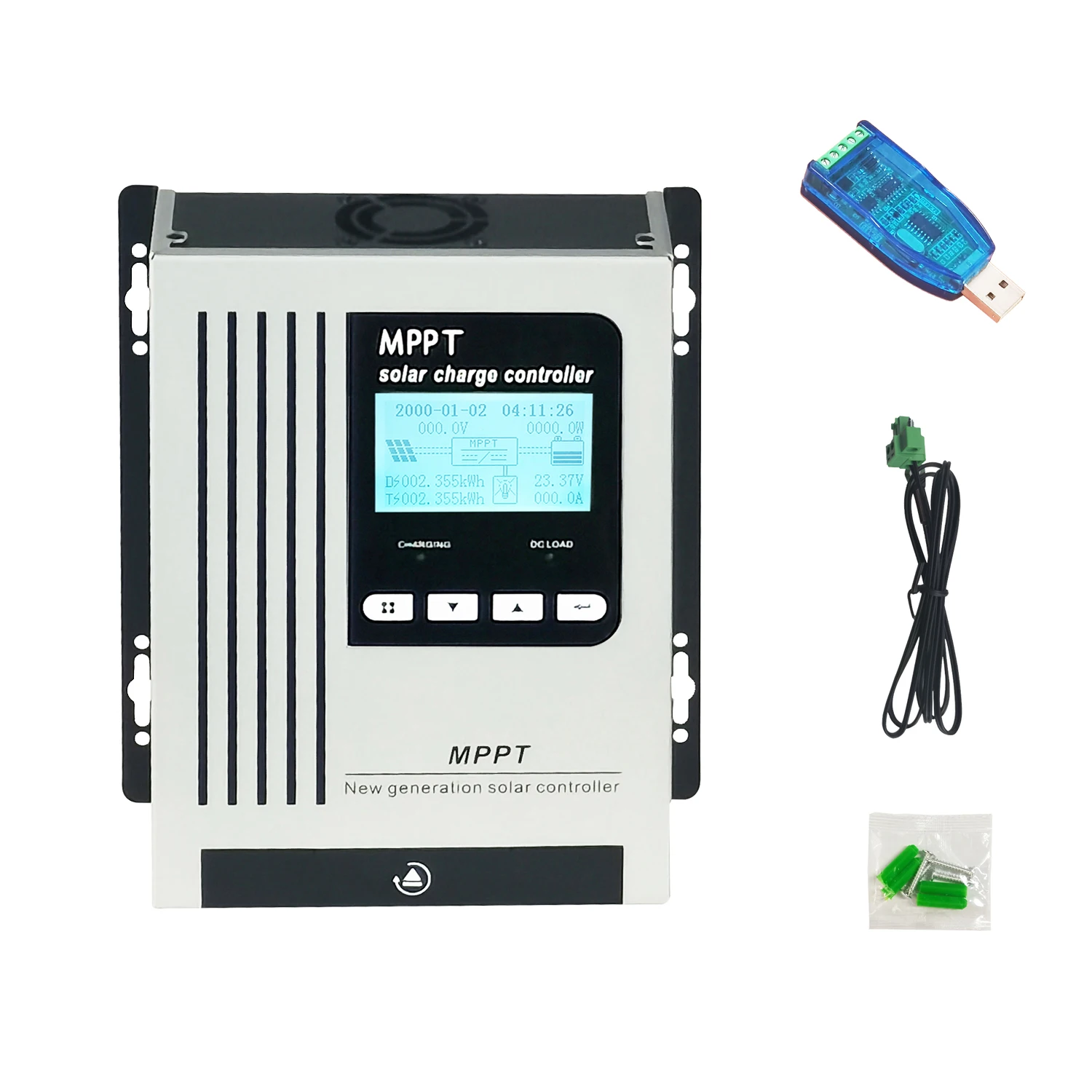 USB Mppt 12V 24V 36V 48V Solar Controllers Charger 20A 30A Hybrid Charger Solar Controller For Solar System