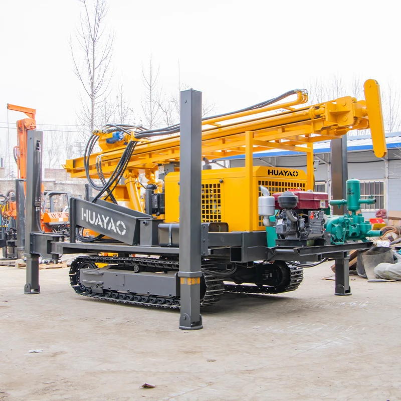 400m 500m deep crawler mounted water well drill rig Water well Crawler portable drilling rig machine