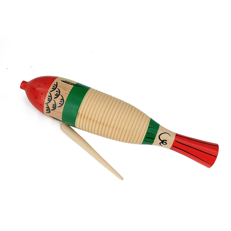 Sell well new type popular product 21cm wooden fish frog woody fish frog