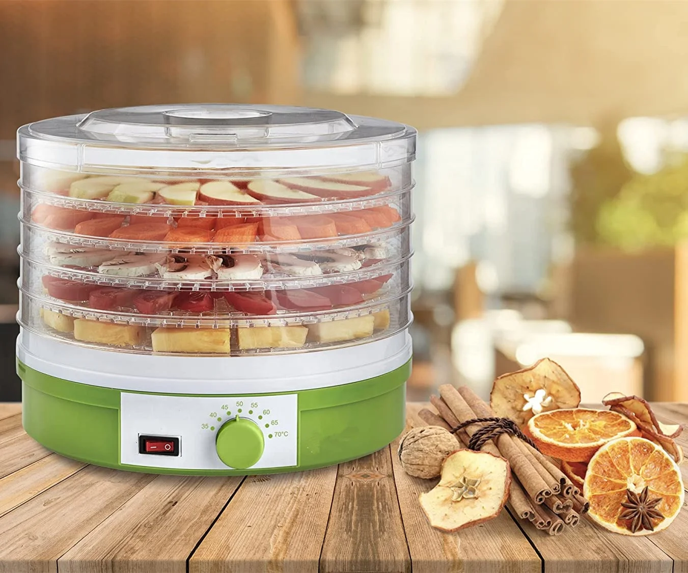Home Appliances of Sunzone Food Dehydrator with Full Approvals