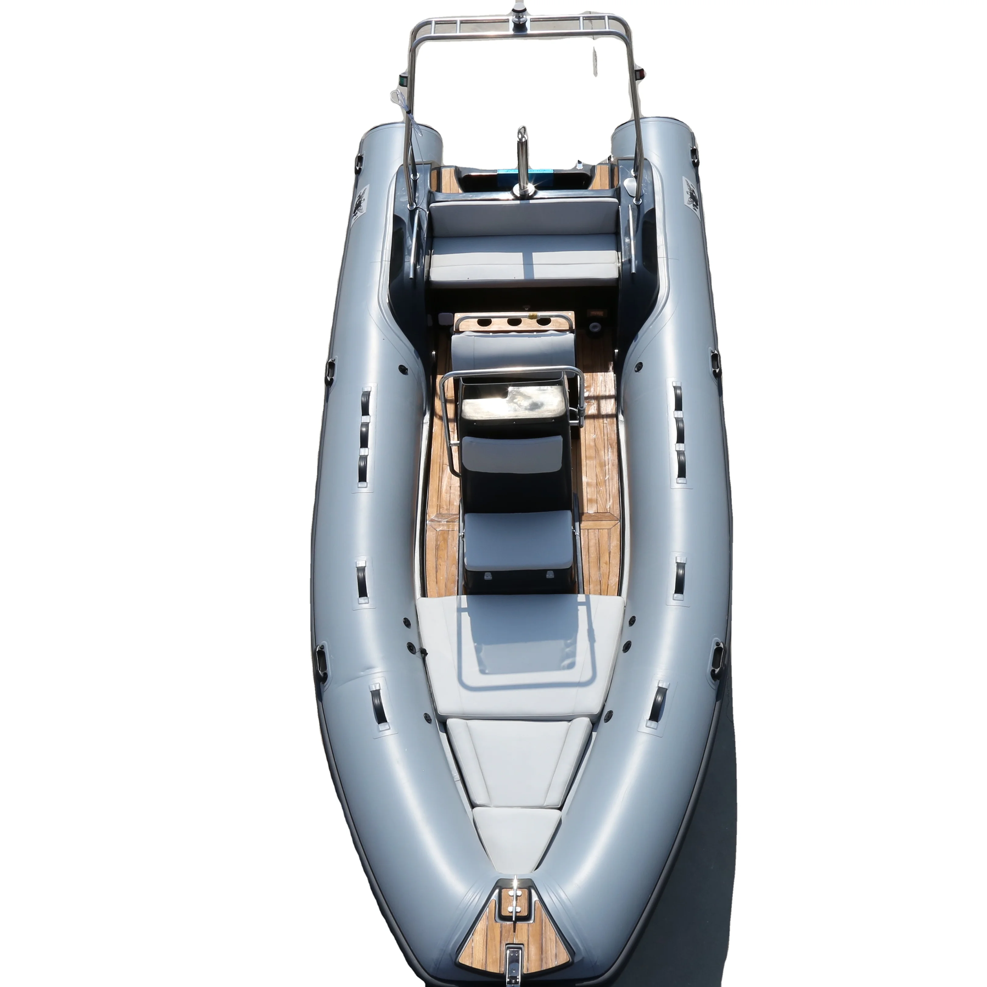 New Launch Boat CE Inflatable Boat Fiberglass Fishing Hypalon RIB Boat