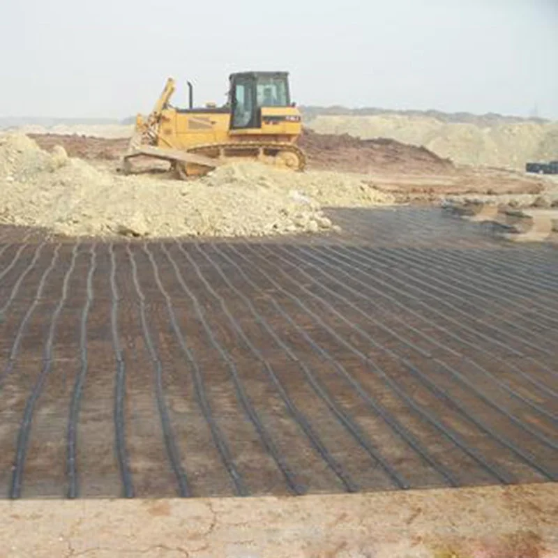 HDPE/PP Uniaxial Geogrid for roadbed reinforcement 25KN