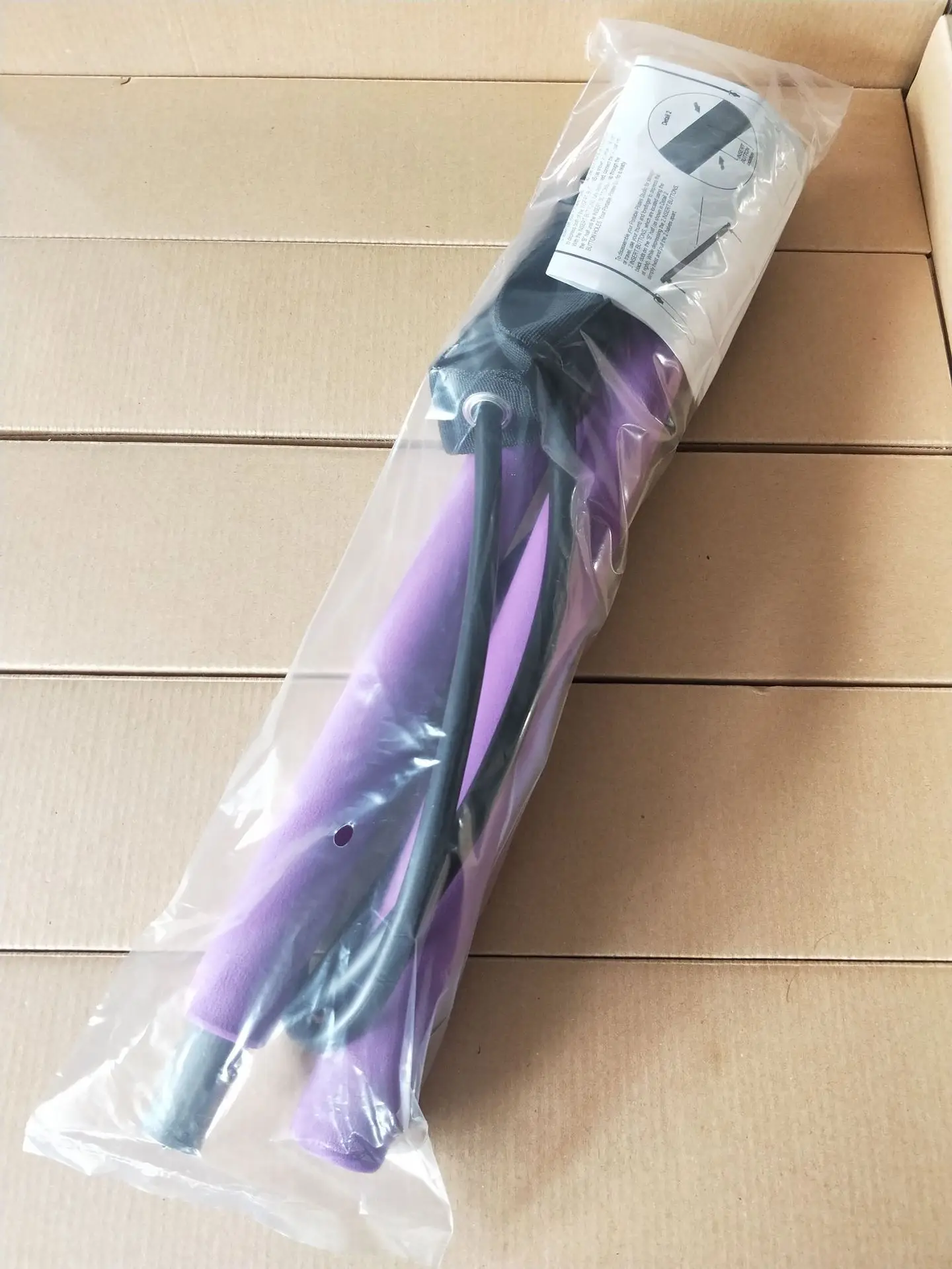 Home Fitness Indoor Exercise Portable Yoga Stick Pilates Bar Kit With Resistance Band