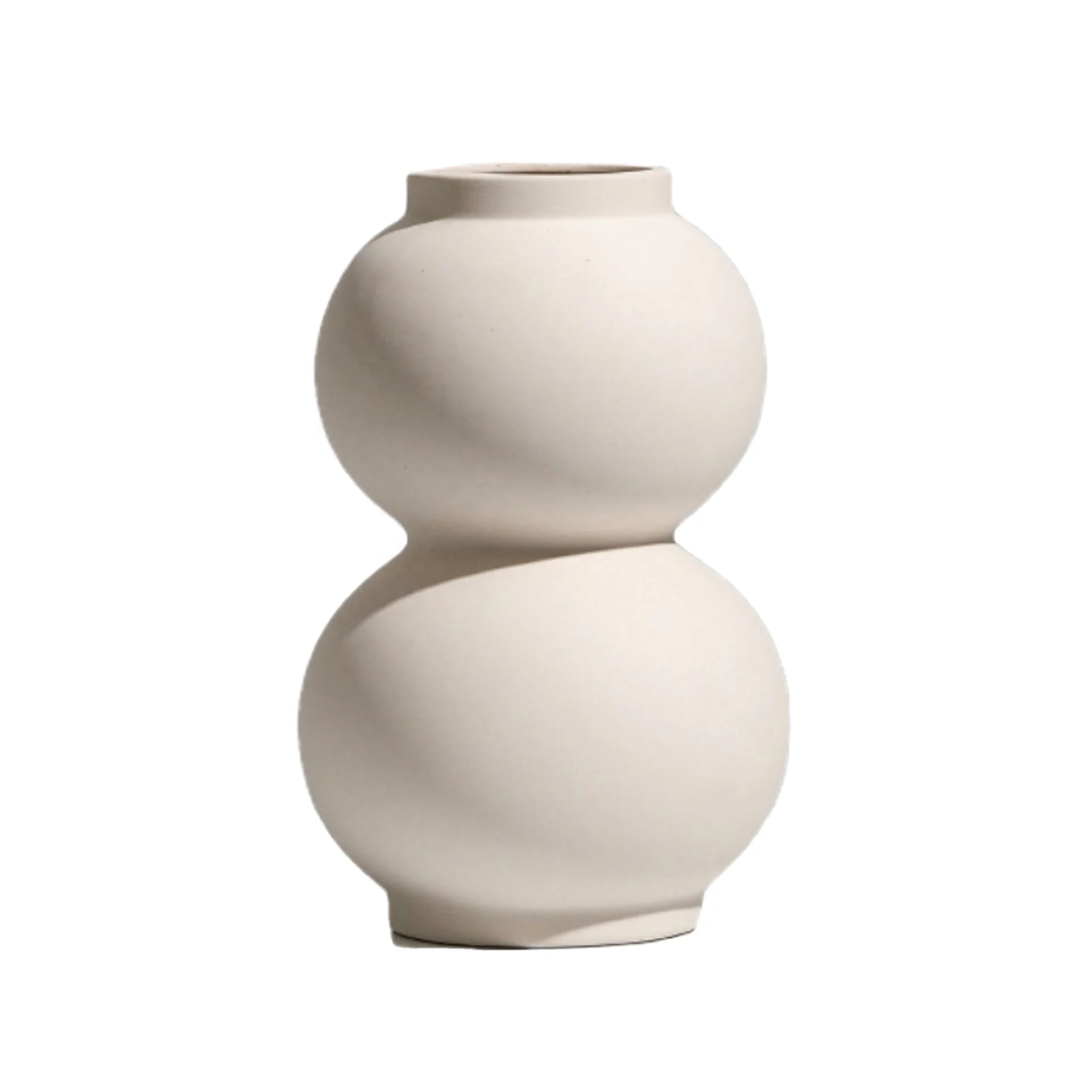 Decorative abstract living room desktop flower arrangement factory wholesale ceramic vase ornaments Nordic ins simple creativity