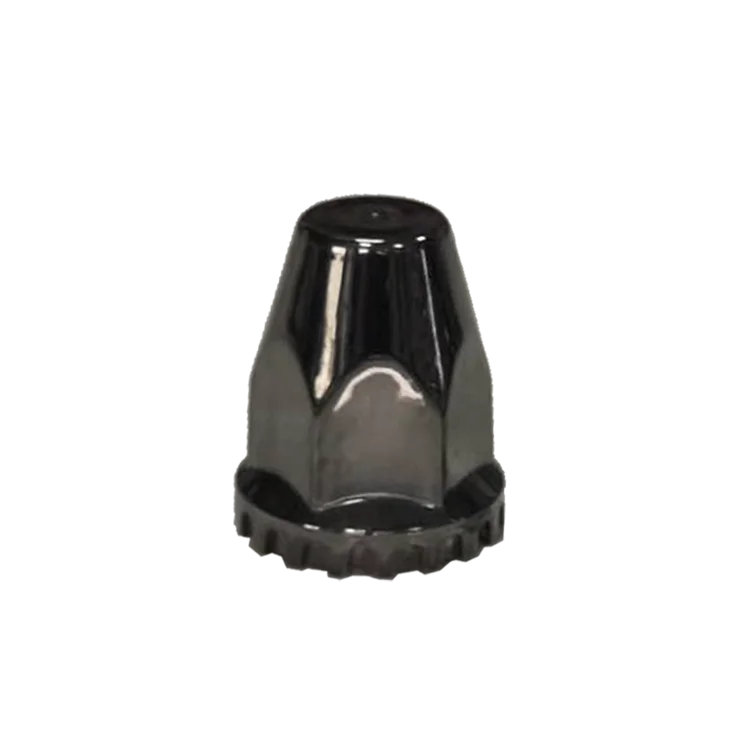 
Fast Shipment Black Chrome Threaded Plastic Nut Covers 33mm 