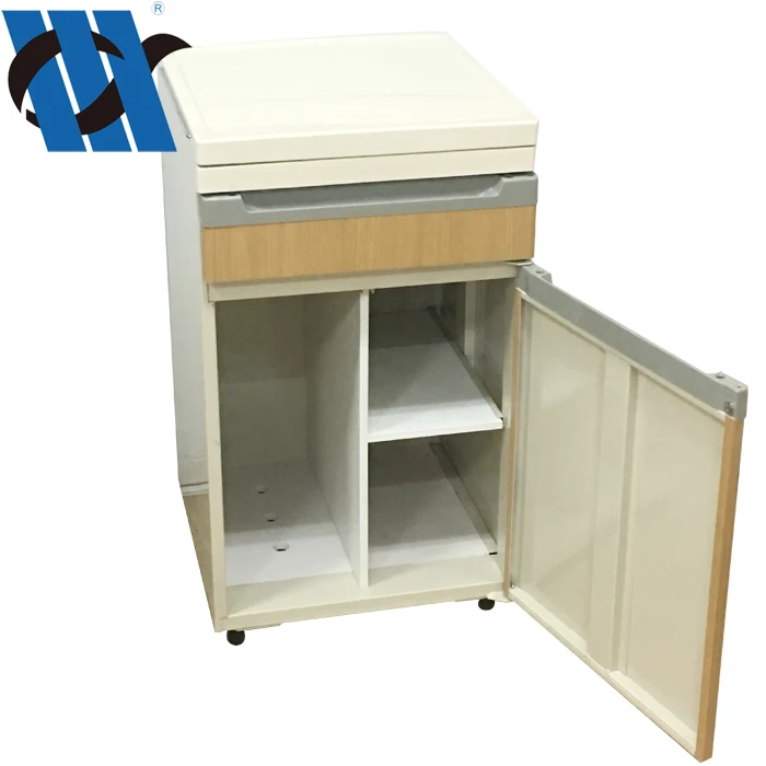 Manufactured Other Hospital Furniture Hospital Cabinet ABS Plastic Bedside Cabinet