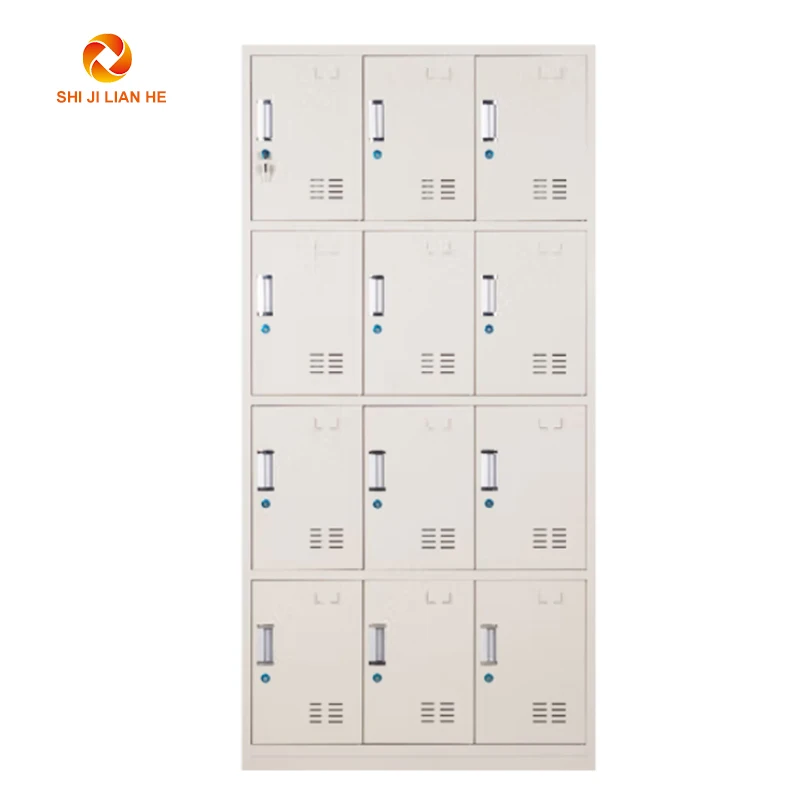 Factory Supply steel locker 9 doors metal almirah staff and worker clothes metal locker metal wardrobe closet cabinet
