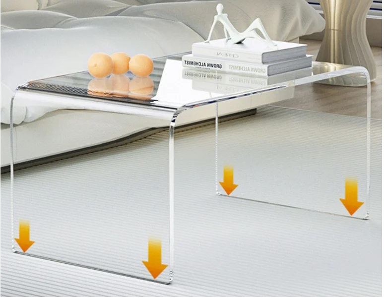 Acrylic Transparent Office Desk,Modern Minimalist Computer Writing Desk,Home Creative Furniture