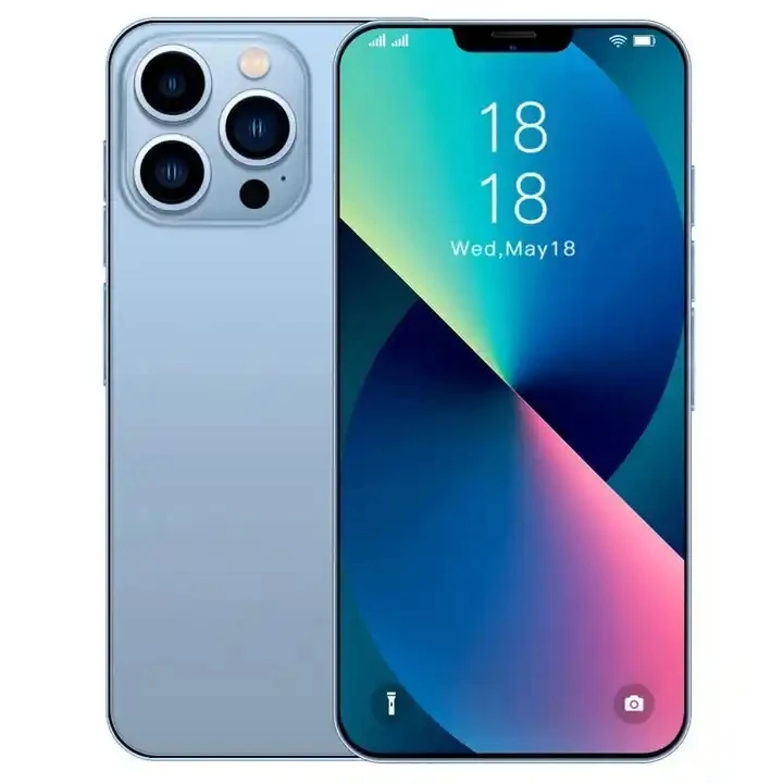 Original I13 Pro Max + 6.7in screen Android Smartphone 10 Core 5G  Phone 3 Camera Face ID Unlock Phone Factory Factory Latest