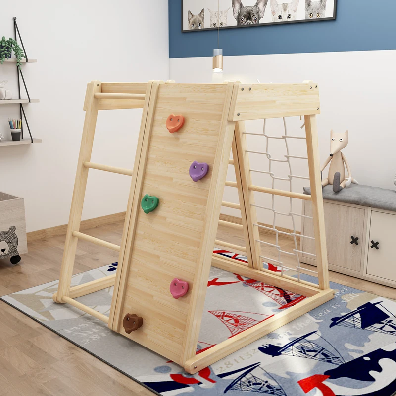 Wooden balance board indoor toy training kindergarten outdoor toys climbing frame