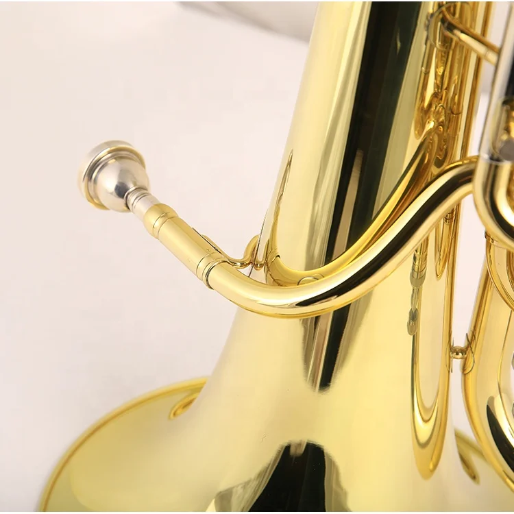 Прямая продажа с завода музыкальный инструмент Brasswind золотой лак Euphonium