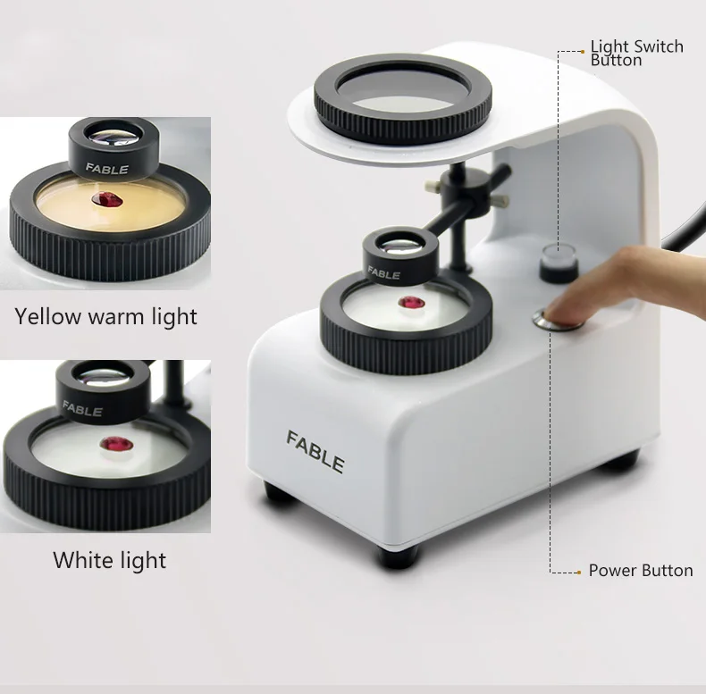 Professional Gemstone Equipment Table Polariscope Diamond And Gems Desk type Polariscope FTP-DCL