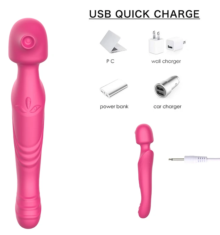 Vibrator for Women G Spot Dildo Vibrator Adult Sex Toys Waterproof AV Vibrator Wand Toy