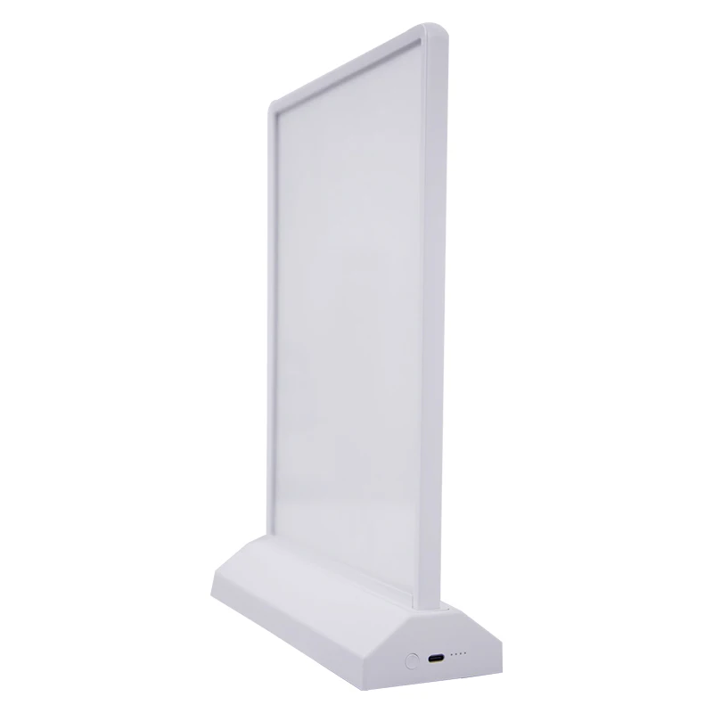 Customized A4 A5 Rechargeable Wireless Desktop Display Rack Magnetic Ultra Thin Acrylic Double Side Led Light Box