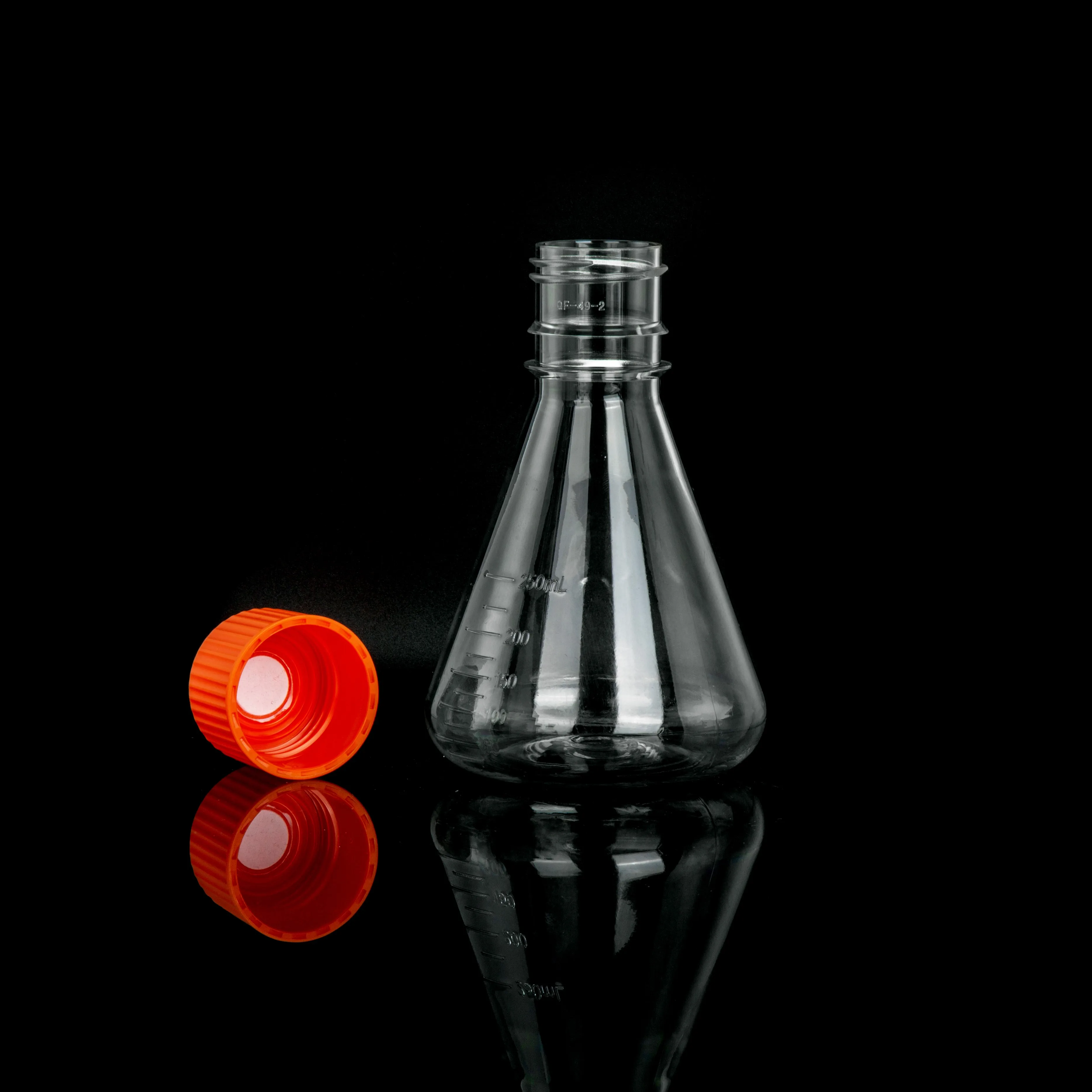Профессиональный производитель Высококачественная вакуумная колба erlenmeyer 250