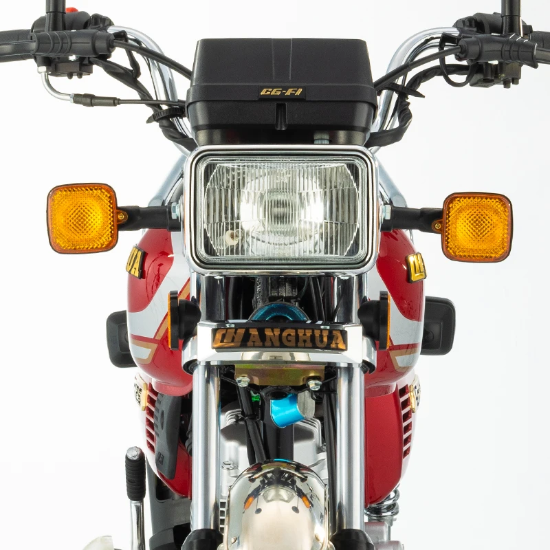 Changhua Factory custom quality 125cc 150cc gasoline motorcycles scrambler motorcycle Red black chopper motorcycle for adults