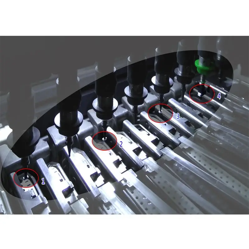 Малый тип светодиодная лампочка SMD Монтажная машина 80 кормушек 8 камер автоматическая SMT выбор и место LED оборудование