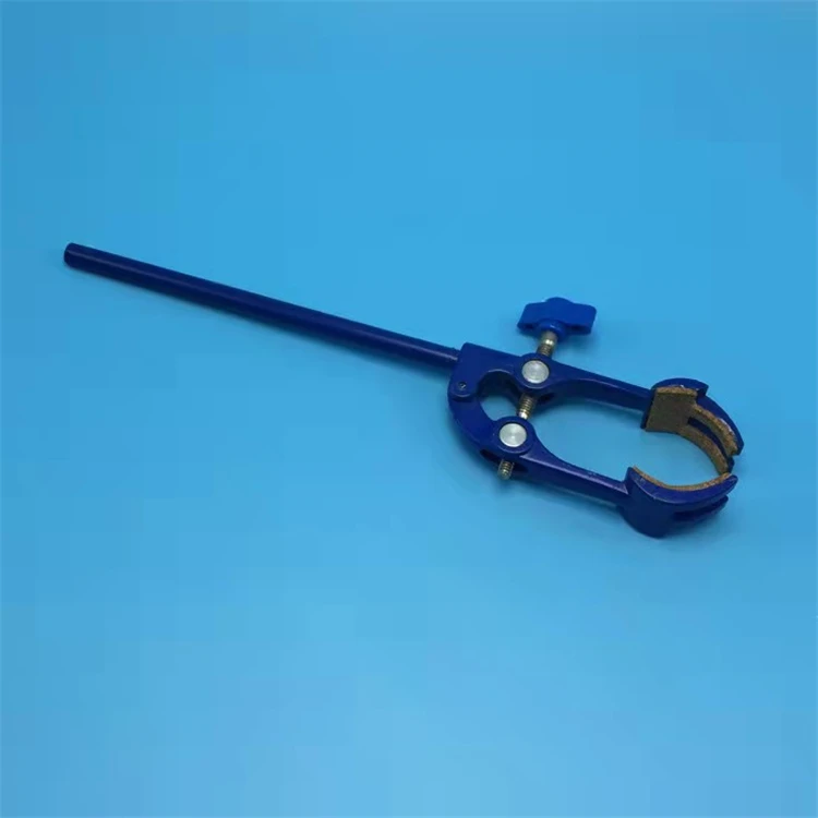 four Prong Laboratory Clamp Finger Style Cork-Coated Head Lab Stand Clip