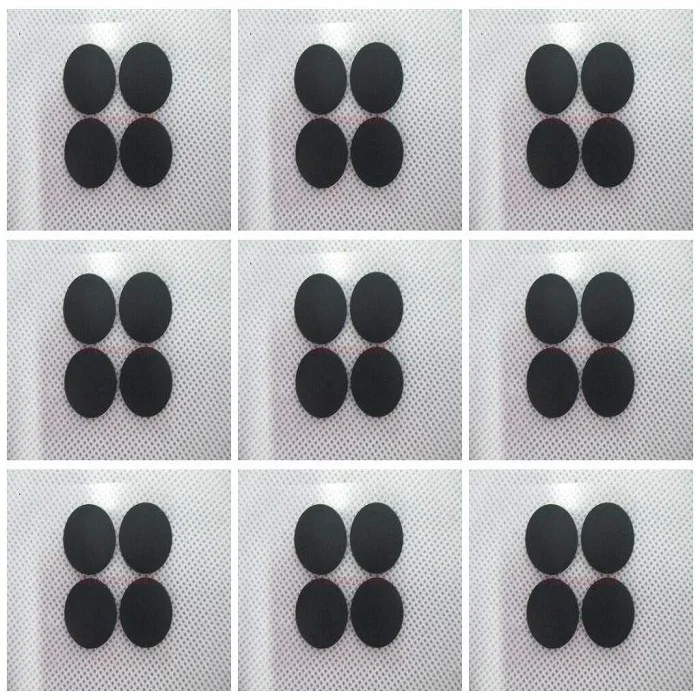 custom made 20mm diameter rubber feet for chair
