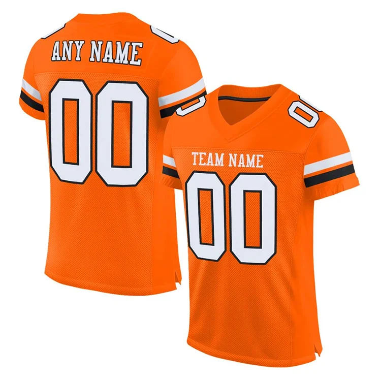 Custom American Football Jersey Mesh Breathable Design Sports American Football Shirt