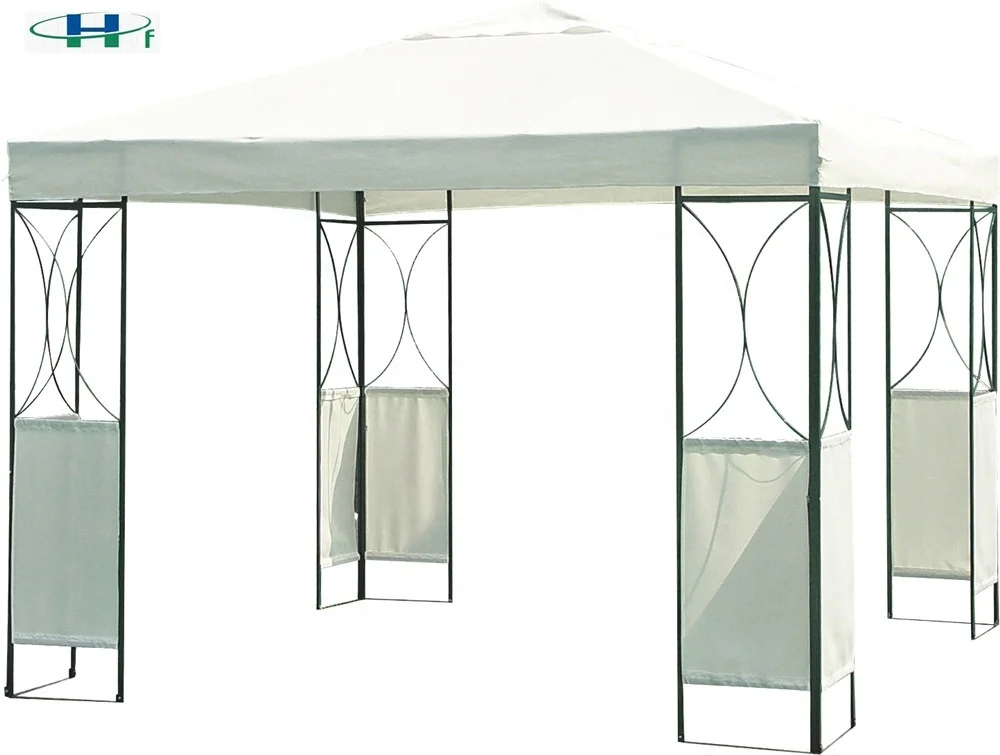 Delux  Metal Outdoor Garden Gazebo Weather-Resistant Frame with Durable Polycarbonate for Outdoor Comfort