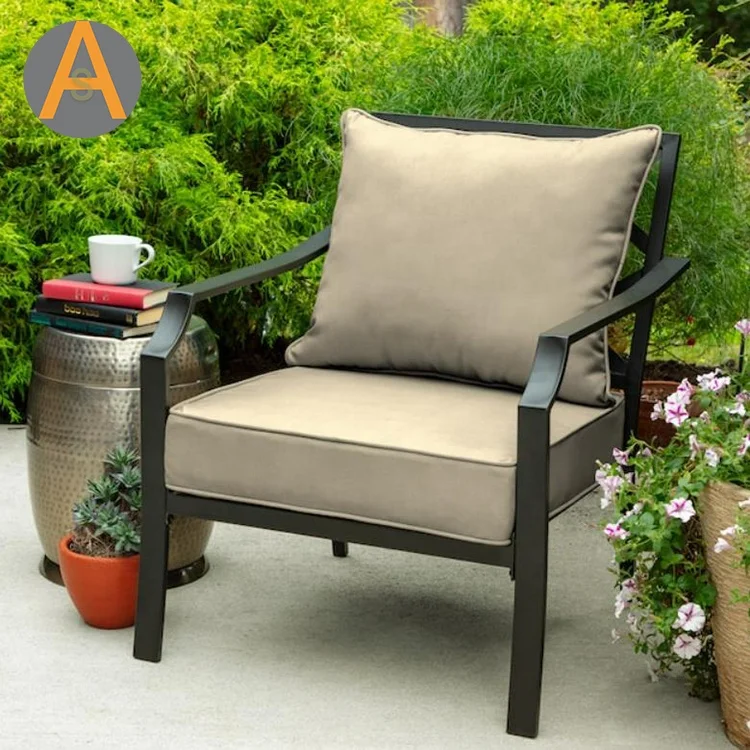 Custom single seat patio seat cushion waterproof outdoor chair cushion seat pad Removable Washable pillow for furniture