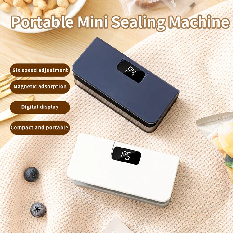 Portable Mini Sealer Small Rechargeable Hanging Ear Coffee Sealer Tea Snack Manual Sealer