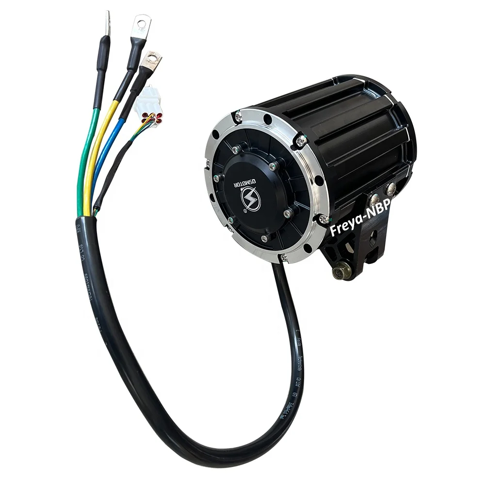 QS 120 70H 2000W 72V Mid Drive Motor with Gearbox for Electric Motorcycle and Bike belt or Chain type