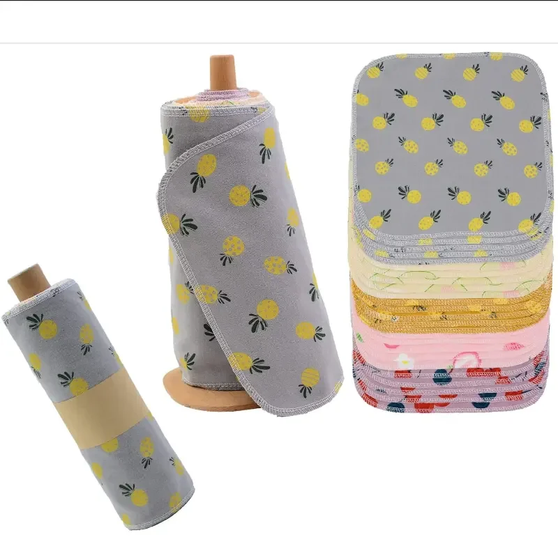 2023 NEW High quality Lint-free Colorful cotton Cloth Kitchen cotton Towel kitchen towel set cotton Car Cleaning Towel