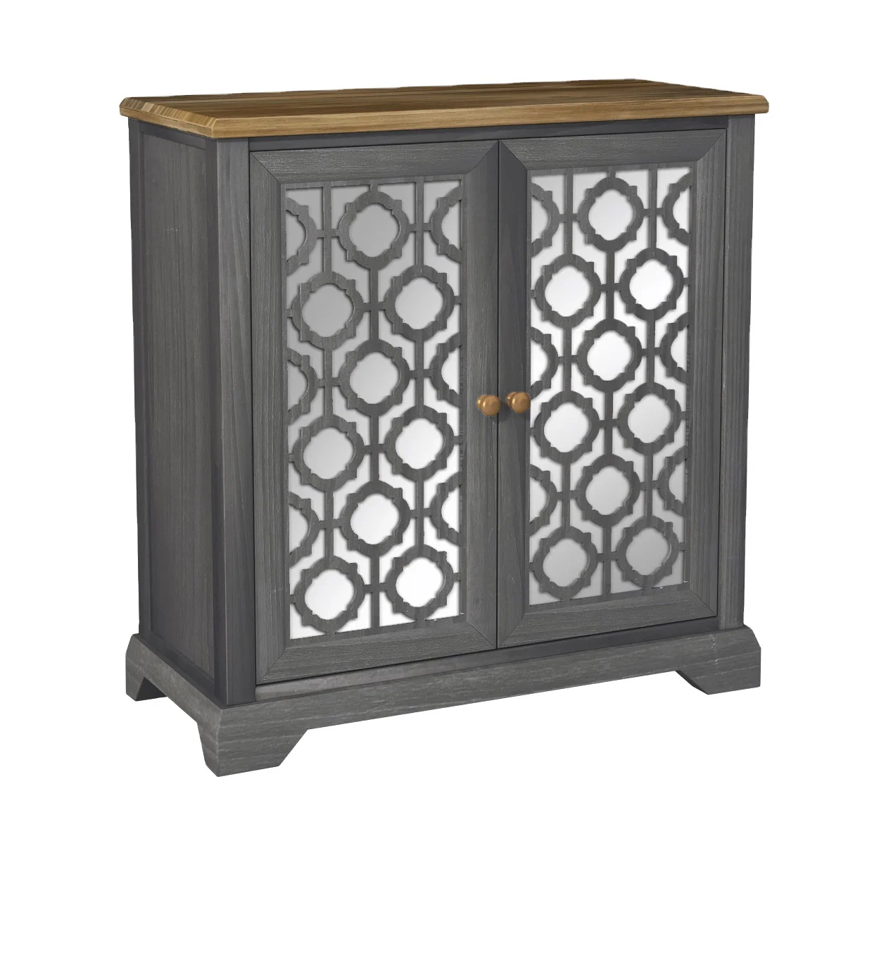 Hot Sales Console Table Luxury Gold Color Custom Design Decorative Wall Mirrored Cabinet Living Room Furniture