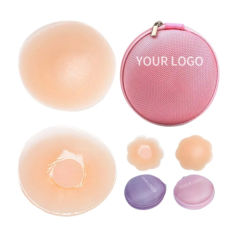 INVISFEEL High Quality Medical Grade Silicone mate Nipple Cover Invisible Nipple Sticker Breathable Thin cakes Nipple Cover