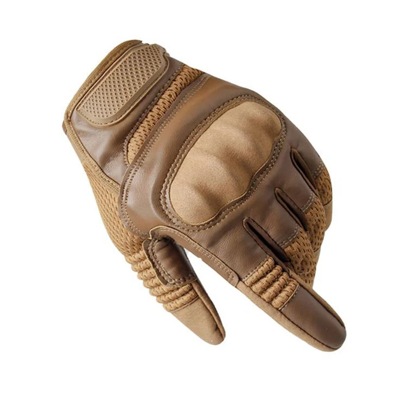 2022 Factory Touchscreen Full Finger Knuckle Protection Anti Slip Outdoor Sports Motorcycle Racing Gloves