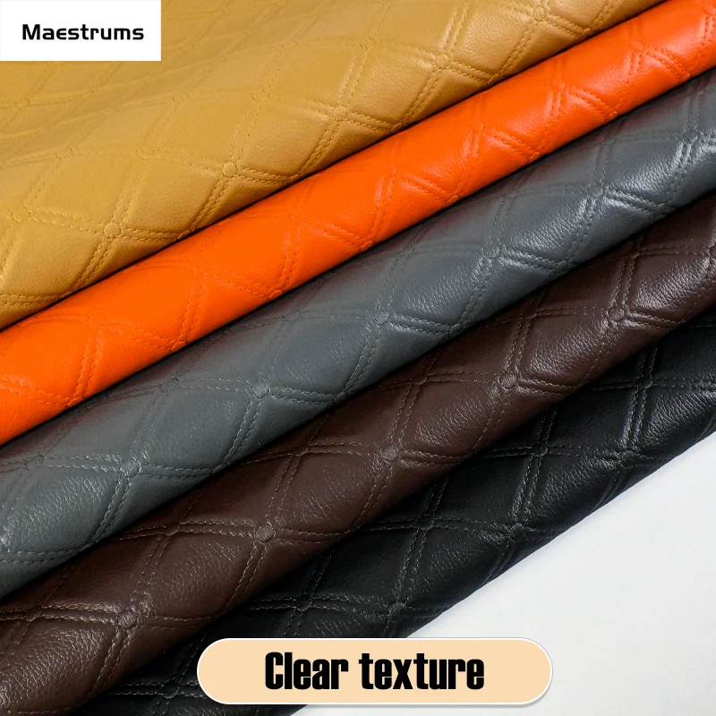 Customized 1.6mm-2mm thickness durable pvc floor leather high quality pvc leather car floor mat roll for car mats