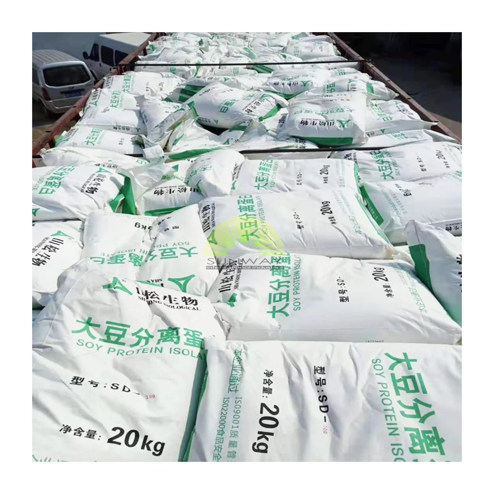 SUNWAY supply Food Additives Organic prices Protein Soy Protein Isolate Powder Halal ISO
