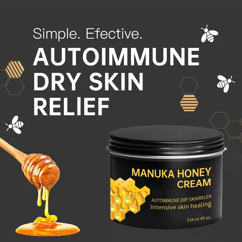 Custom Skin Care Eczema Moisturizer cream Soothing Irritated Skin Eczema Relief Anti Itch Manuka Honey Cream