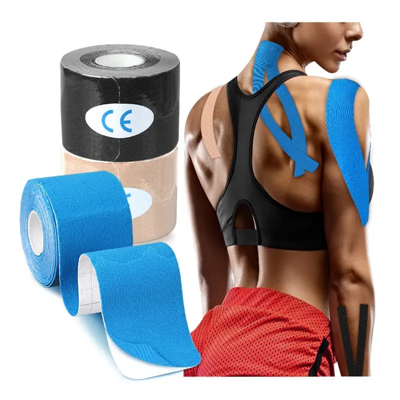 Gym Waterproof kinesiology tape Tennis sport muscle tape Pain Relief Bandage
