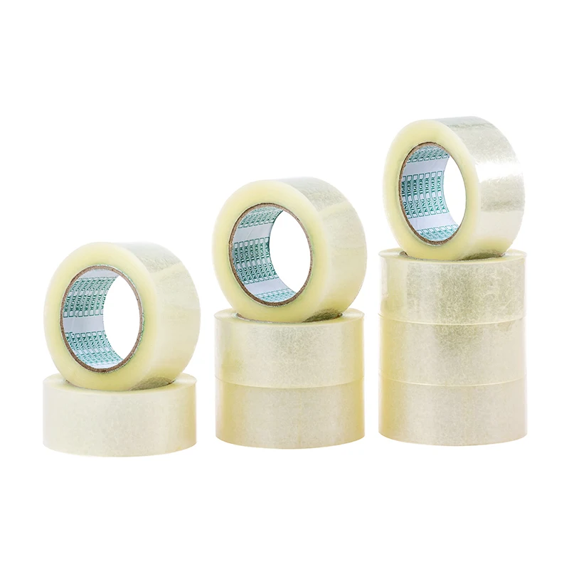 Excellent Logo custom Adhesive Thicker Transparent white Packing Bopp Tape for Packing & Shipping