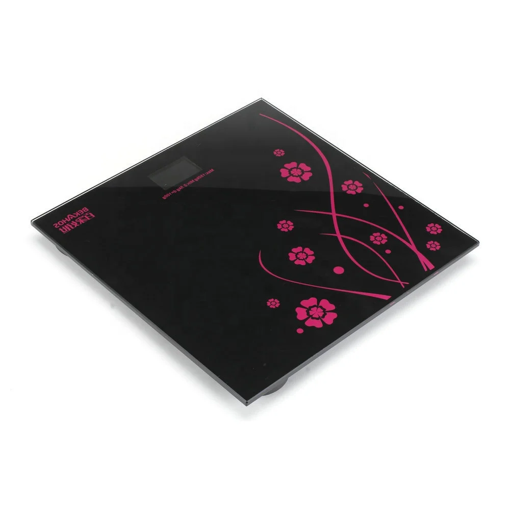 Amazon Hot Selling Electric Weighing Bathroom Scales Body Digital Weight Scale for Household