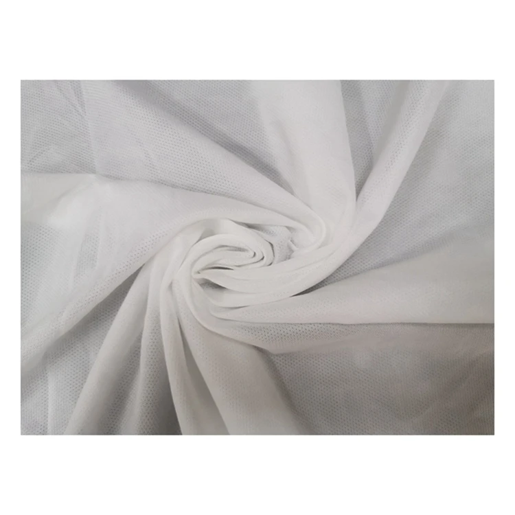 Cheap hot sale top quality 100% polyester hi end interlock knitting grey fabric