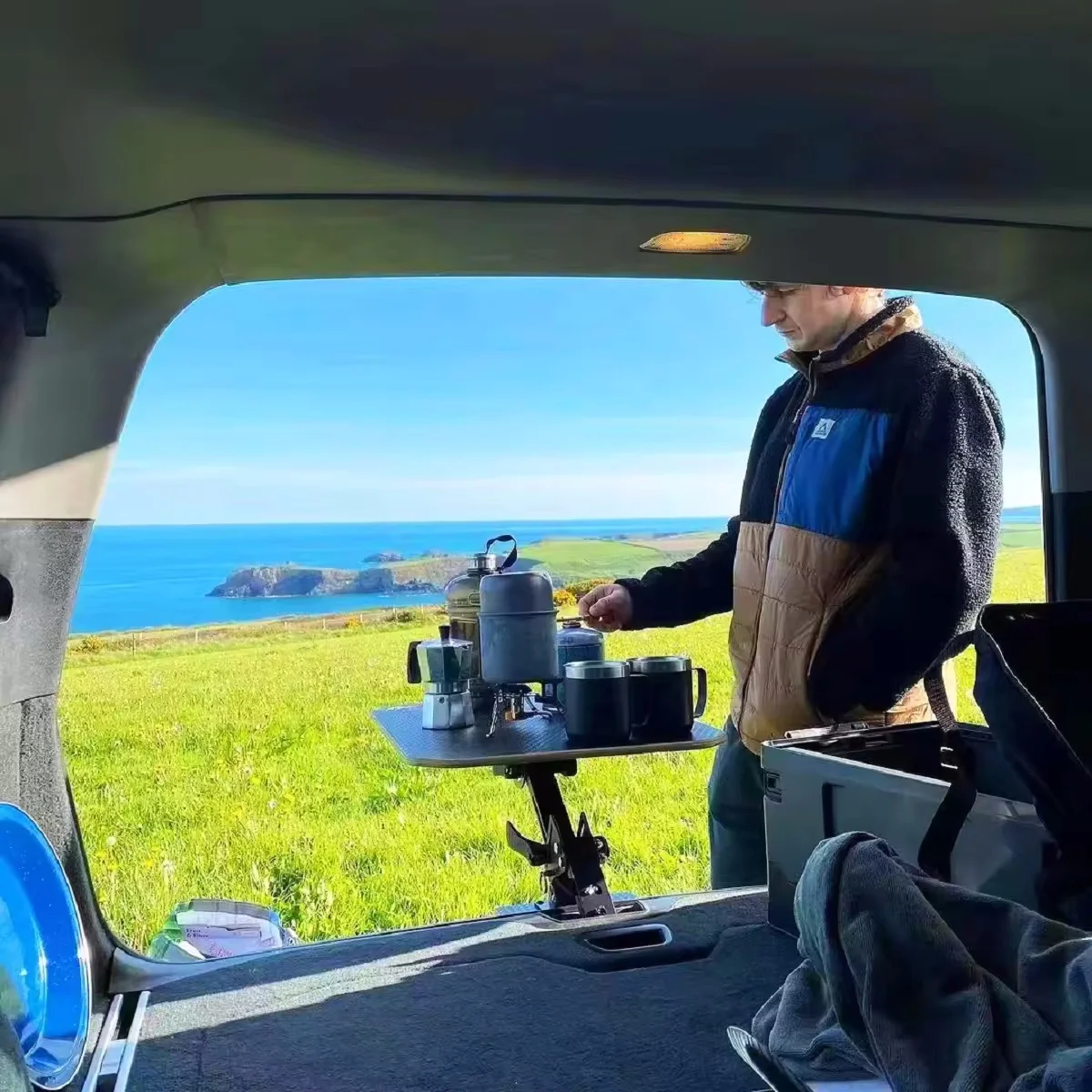 Off Road 4wd Auto Accessories Multifunctional Foldable Auto Car Rear Tailgate Table for Jeep Wrangler JK JL