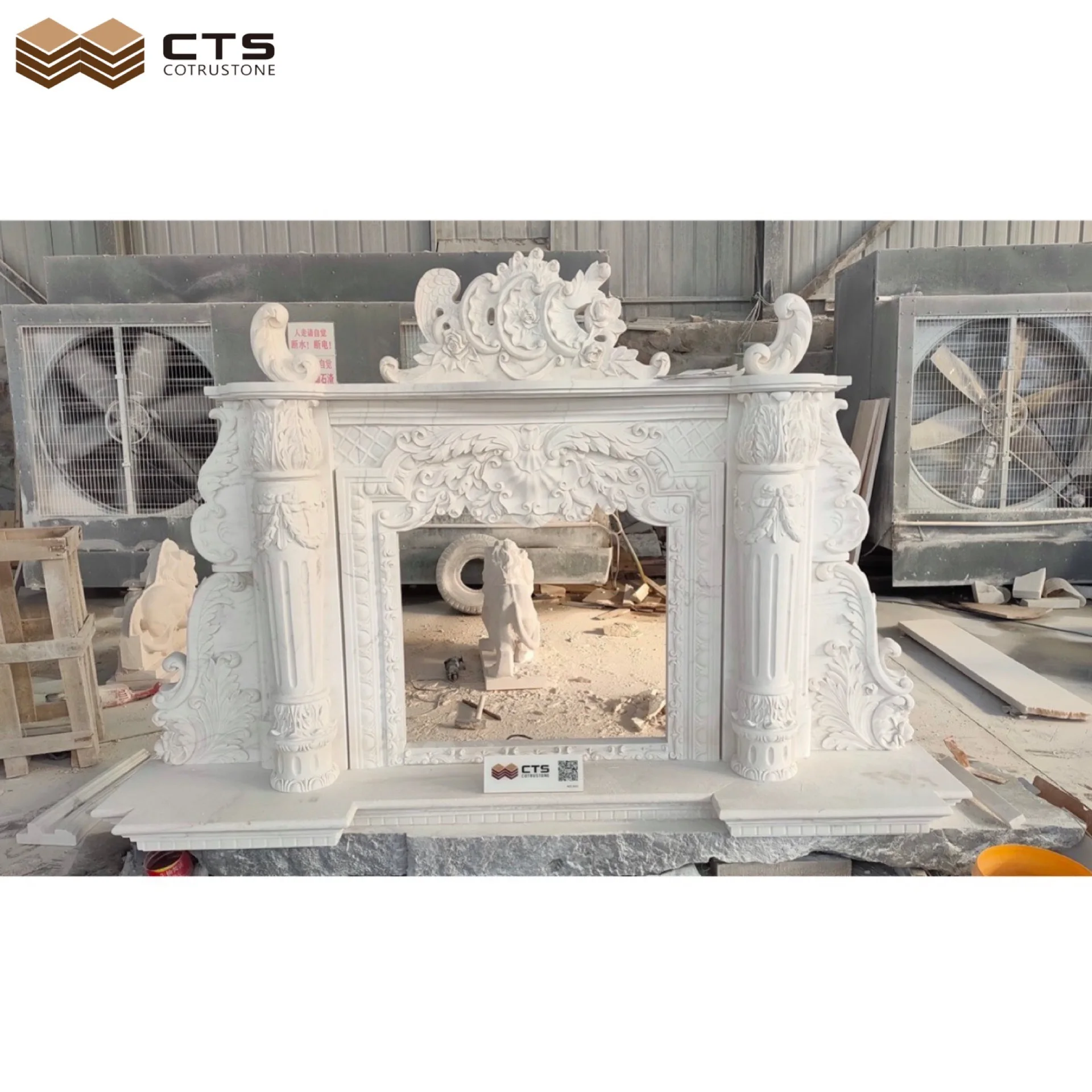 Natural Marble fireplace Mantels Wholesale Chinese Pure White Jade Stone For Indoor Decoration