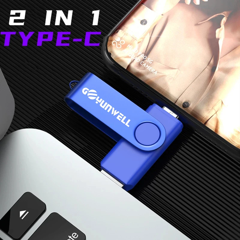 USB 2 0 3 флеш-накопитель 4GB/8GB/16GB/32GB/64GB 128 ГБ в 1 OTG кабель с разъемом типа C Usb флэш-накопитель для мобильного телефона