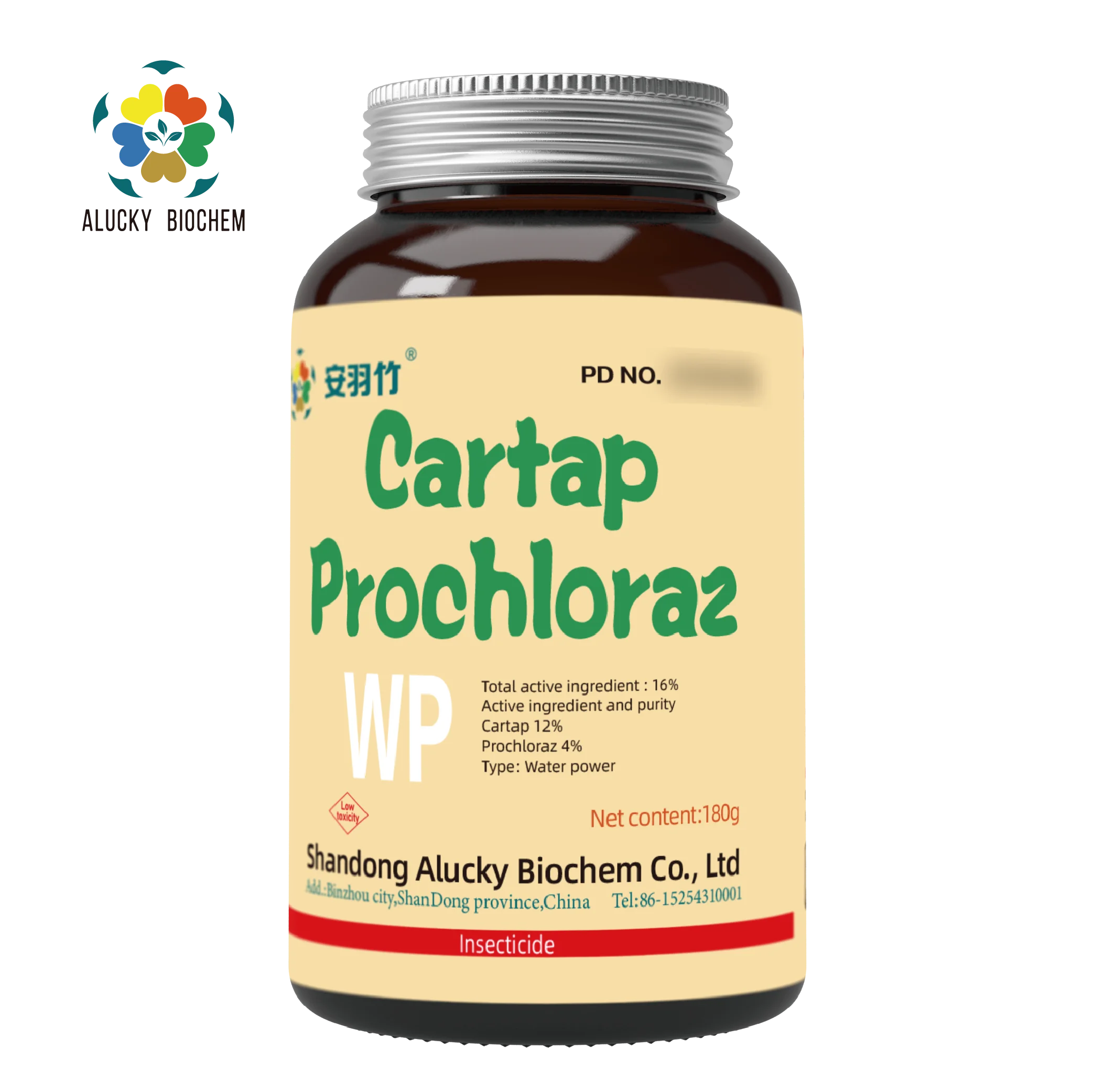 Pre-mixture Water power WP Prochloraz Phenamacril Ethylicin insecticide Cartap WP 15263-53-3