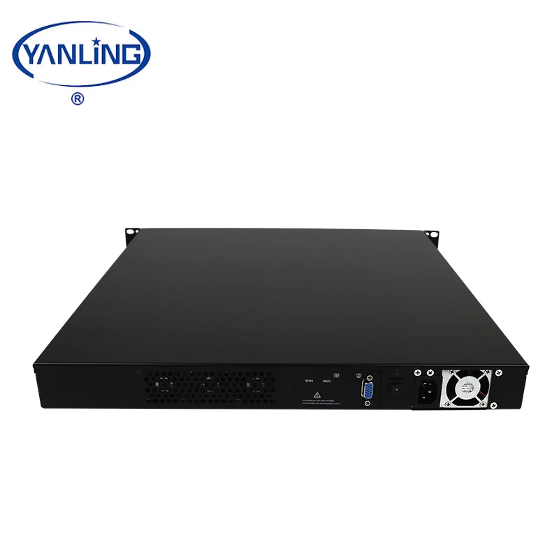 1U стойки Мини ПК сервер i5 6500 процессор 8 Intel i211-AT Lan pfsense брандмауэр маршрутизатор Поддержка 4 SFP порты и разъёмы
