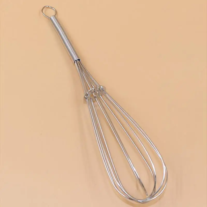 Portable Stainless Steel Mini Whisk Kitchen Gadgets Manual Egg Beater Mixer Andle Mixer Stirrer Baking Tools Kitchen Accessories