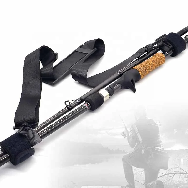 Custom Brand Logo High Quality Durable Fishing Rod Carry Strap Shoulder Belt
