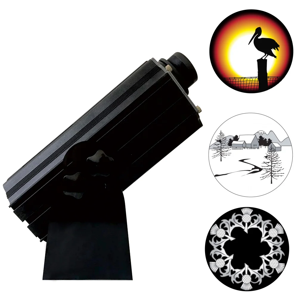 advertising led outdoor 300w 500w 1000w logo projector with gobo glass