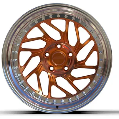 deep dish 3-pieces passenger car wheels & tires and 18 inch 5 hole aluminium rim other wheels accessories Customized Forged rim