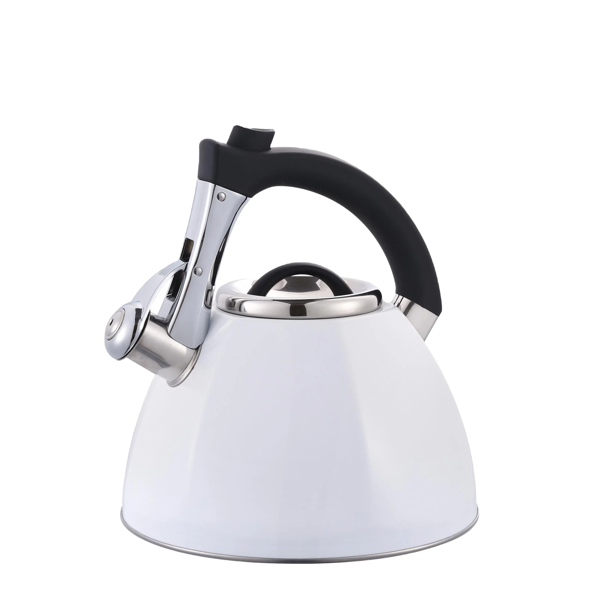 new design soft touch handle boiling water kettle whistling tea kettle